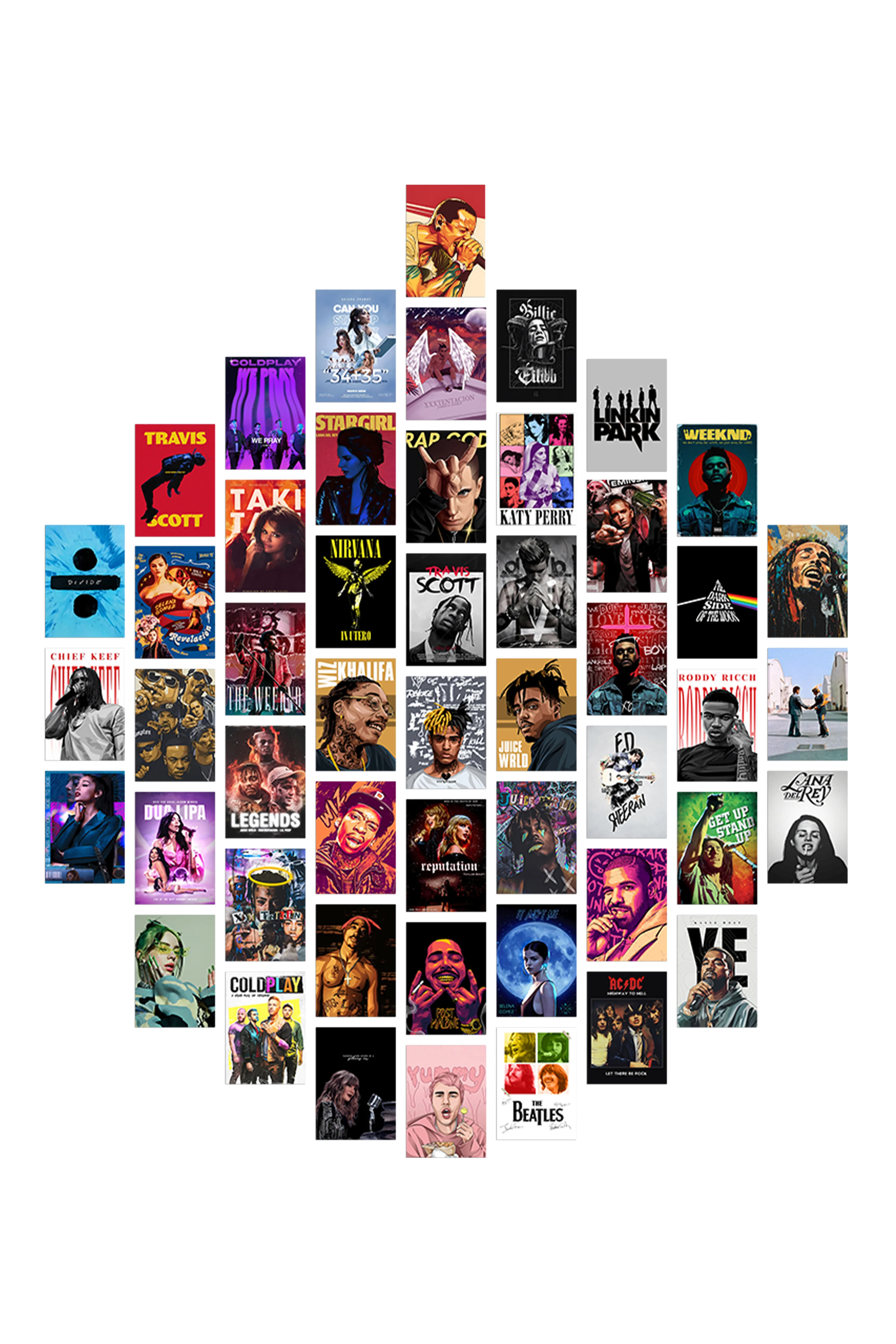 50 Epic Music Collage Set - Image 3