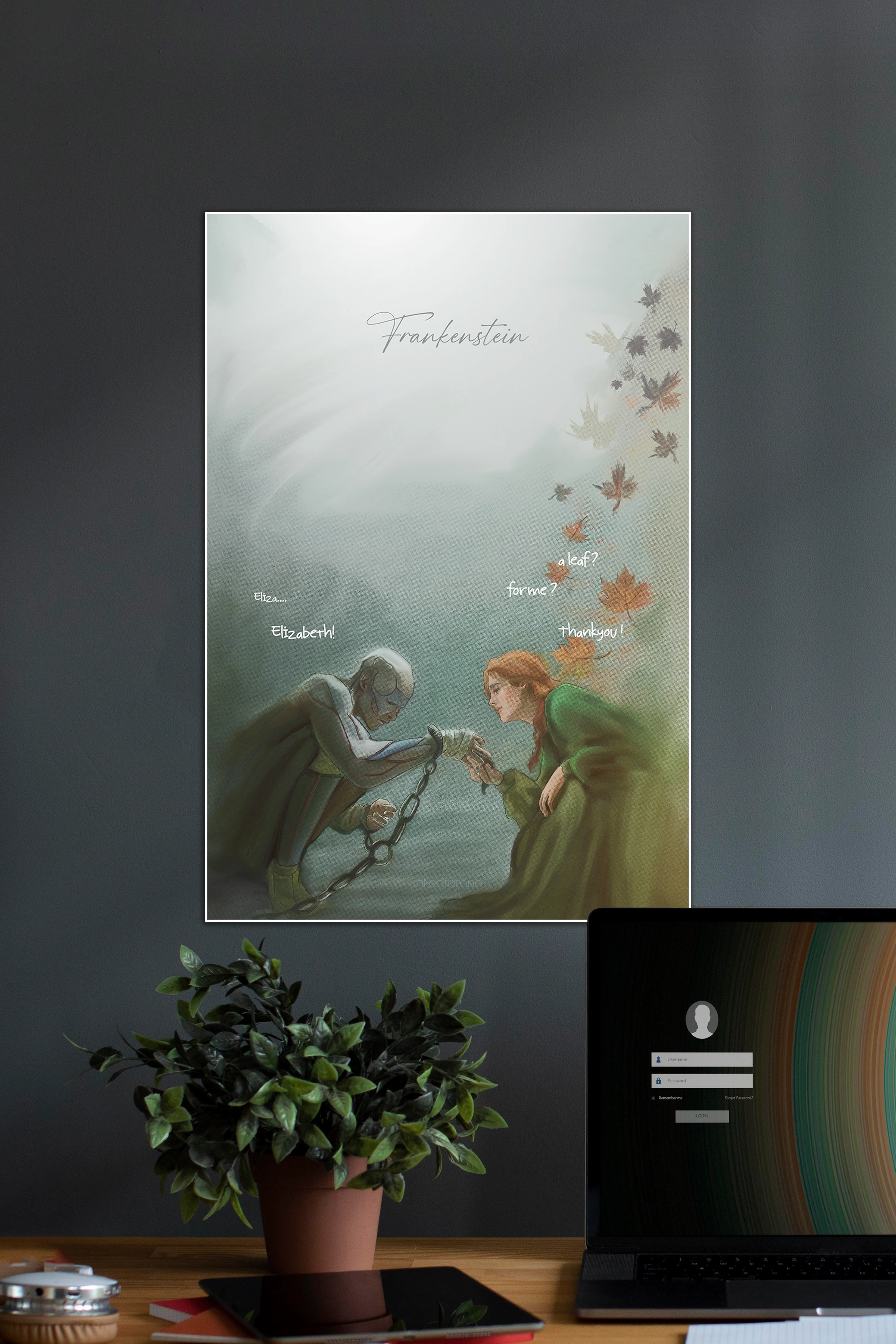 A leaf | Frankenstein Art Poster | Movie Poster - Image 3