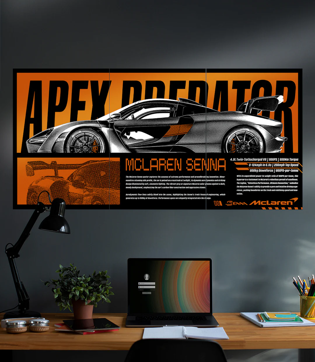 APEX PREDATOR X MCLAREN SENNA | CAR SET | 3 Piece Set - Image 2