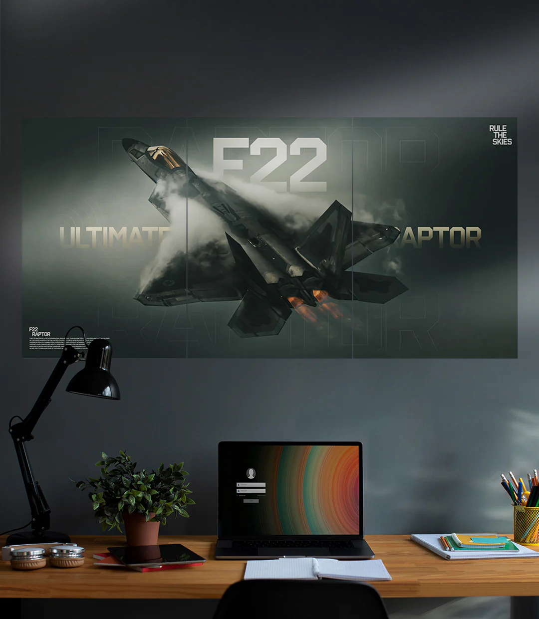 The F22 RAPTOR | Fighter Jet | 3 Piece Set - Image 2