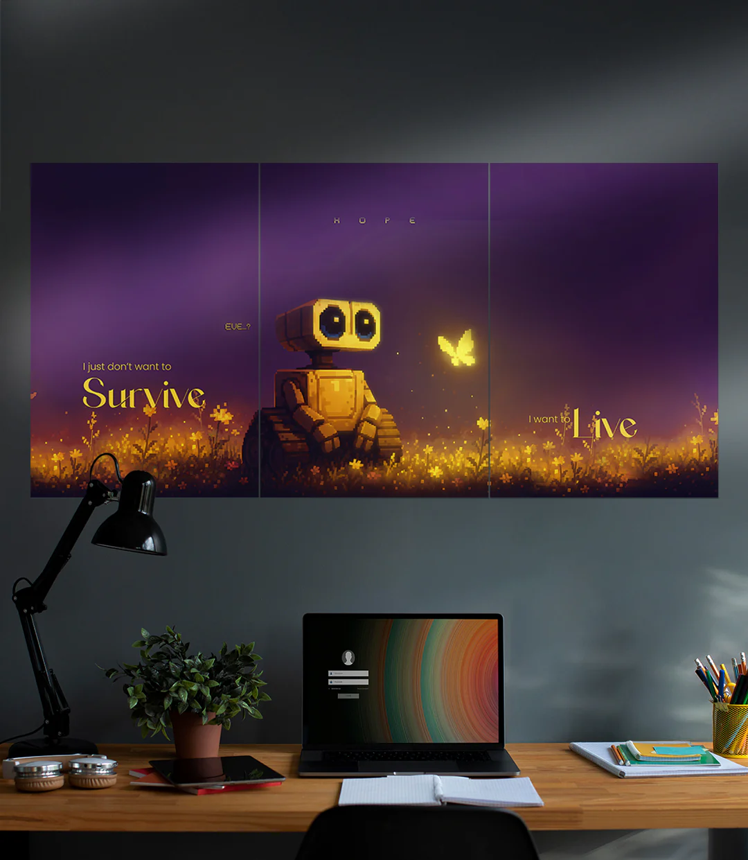 Hope | Wall E | Motivation | 3 Piece Set - Image 2