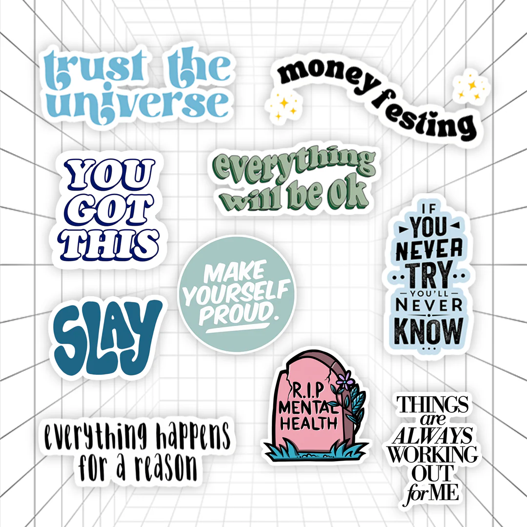 Manifest Journal Stickers #01 | Stickerized | 10 Stickers - Image 2