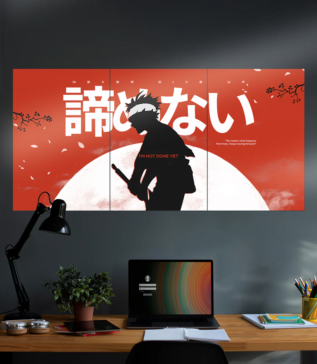 NEVER GIVE UP #01 | Motivation | 3 Piece Set - Image 2