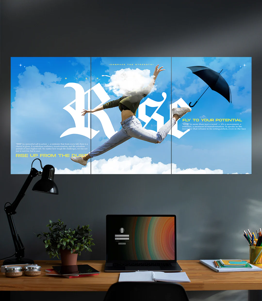 RISE | Aesthetic | Motivation | 3 Piece Set - Image 2