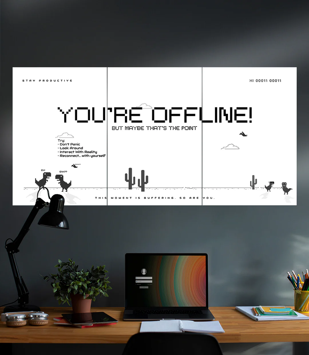 Stay Productive | Aesthetic | Motivation | 3 Piece Set - Image 2