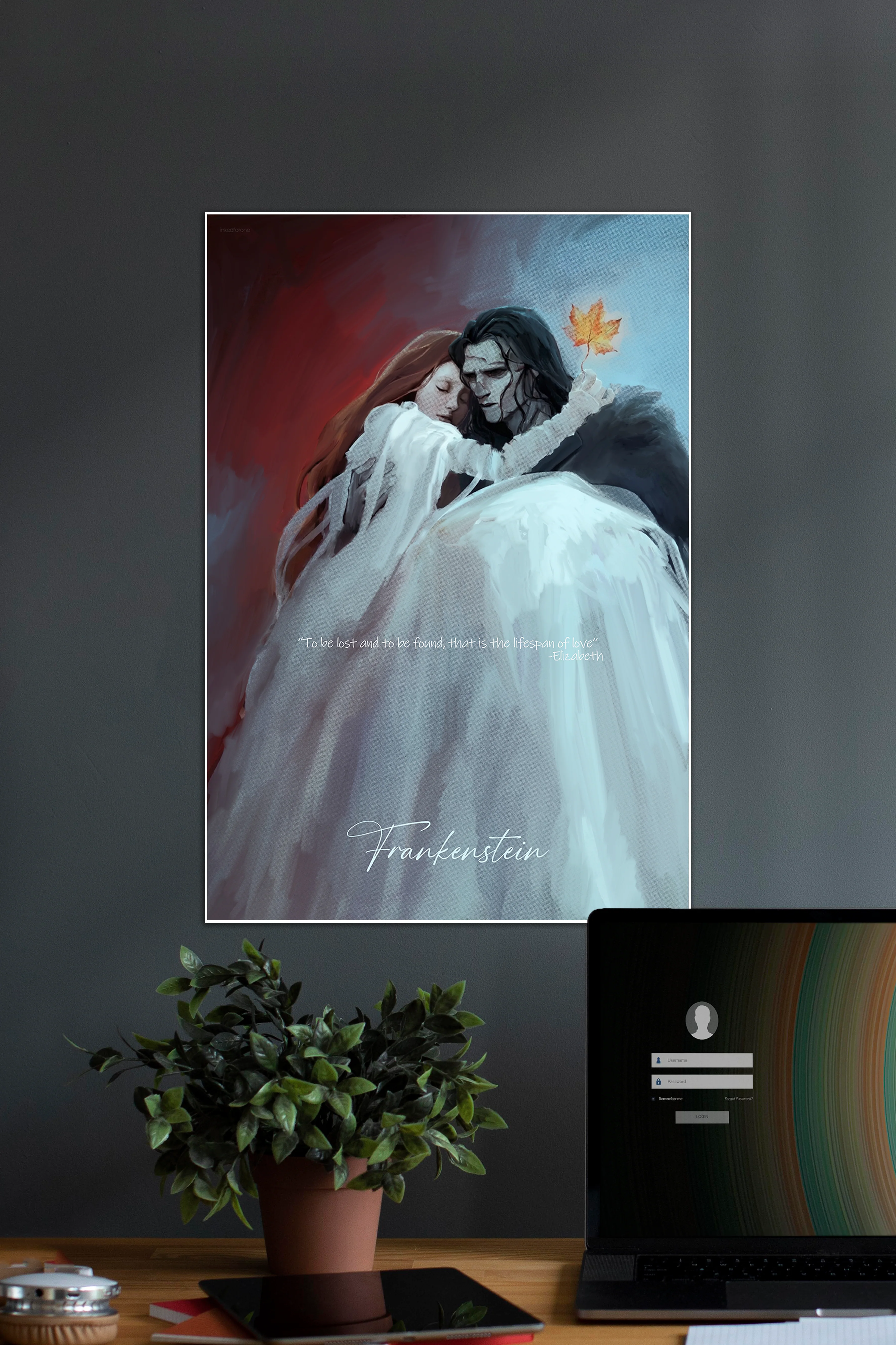 The Lifespan of Love | Frankenstein Art Poster | Movie Poster - Image 3