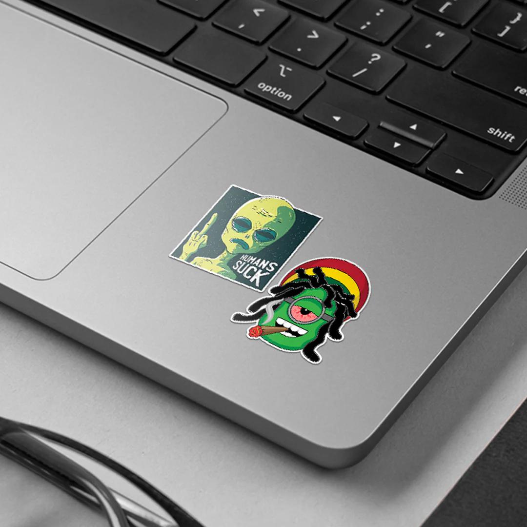 Trippy Aesthetic Stickers #01 | Stickerized | 5 Stickers - Image 2